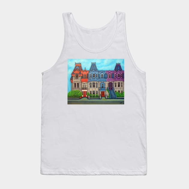 Colours of Plateau-Mont-Royal Tank Top by LisaLorenz